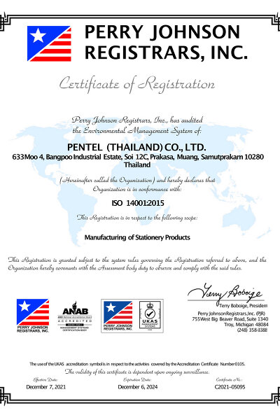 Certyfikat ISO14001:2015