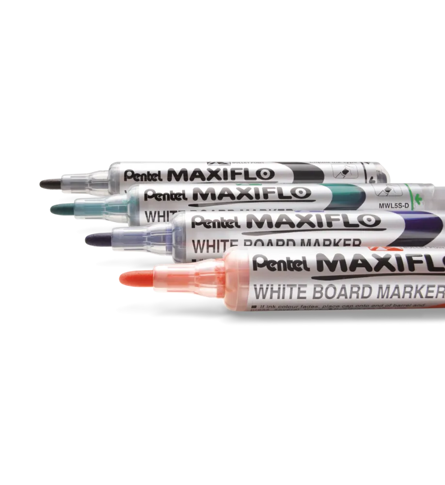 Marker Pentel Maxiflo White Board Marker MWL5M-AO - AliExpress