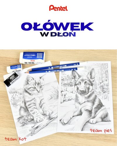 ✏️ Czas na rysowanie!
Kilka kresek, trochę cieniowania i na kartce pojawia się prawdziwy charakter. 